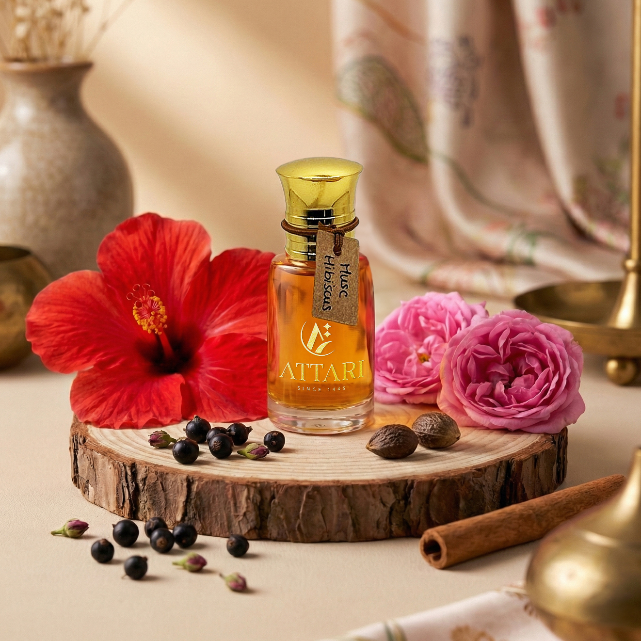 Musc Hibiscus - Huile de parfum